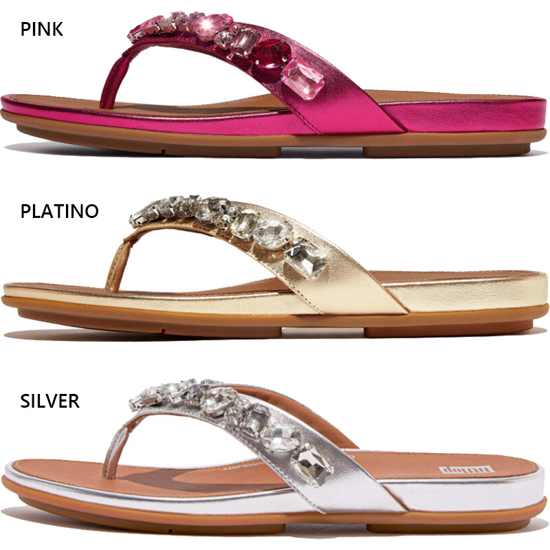 フィットフロップ　新品フリップレザーサンダル FitFlop（フィットフロップ） サンダル Lulu Adjustable Leather Back