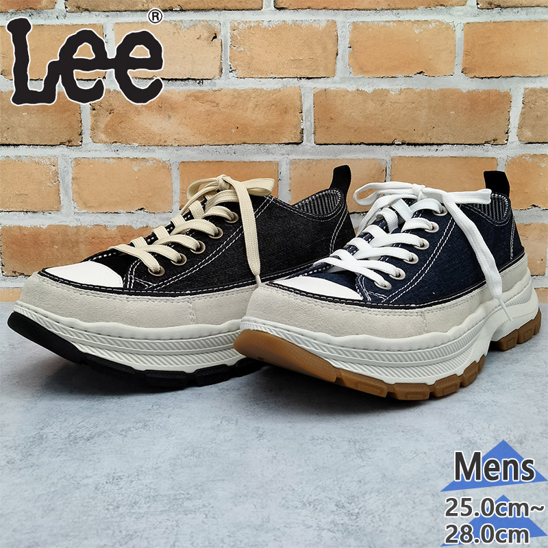 Lee メンズ リー スニーカー 靴 シューズ ローカット 紐靴 キャンバス