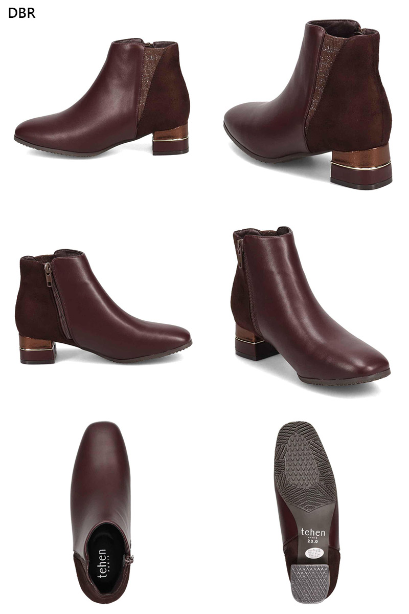 テーン レディース サイドゴアブーツ 靴 シューズ ショート おしゃれ カジュアル シンプル 通勤 お出かけ 撥水 雨対策 内側ファスナー 送料無料 tehen TN1788 tehen（テーン） レディース サイドゴアブーツ 靴 シューズ ショート