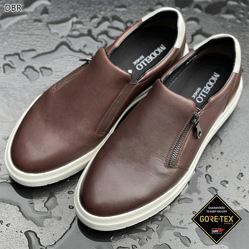 MODELLO（モデロ） 3E 幅広 ワイド メンズ 全天候型 GORE-TEXレザー