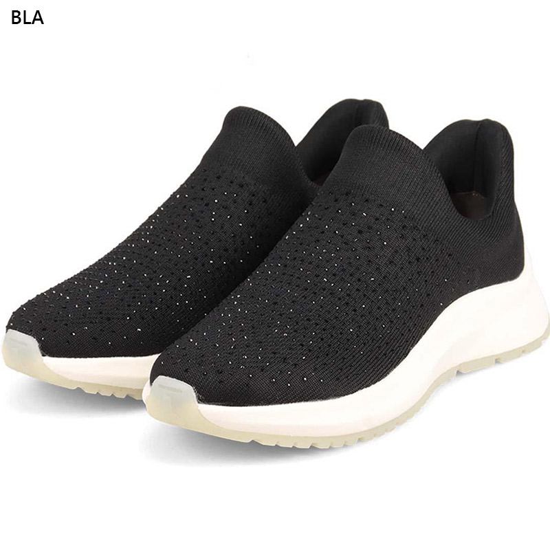 2E モデロ レディース 【撥水仕様】モデロ MODELLO ニットスリッポンスニーカー 靴 シューズ カジュアル おしゃれ 華やか クイックフィット ラインストーン ホワイト 白 ブラック 黒 グレー ベージュ 灰色 送料無料 MODELLO DML8806 MODELLO（モデロ） 2E レディース 撥水仕様 ニットスリッポン