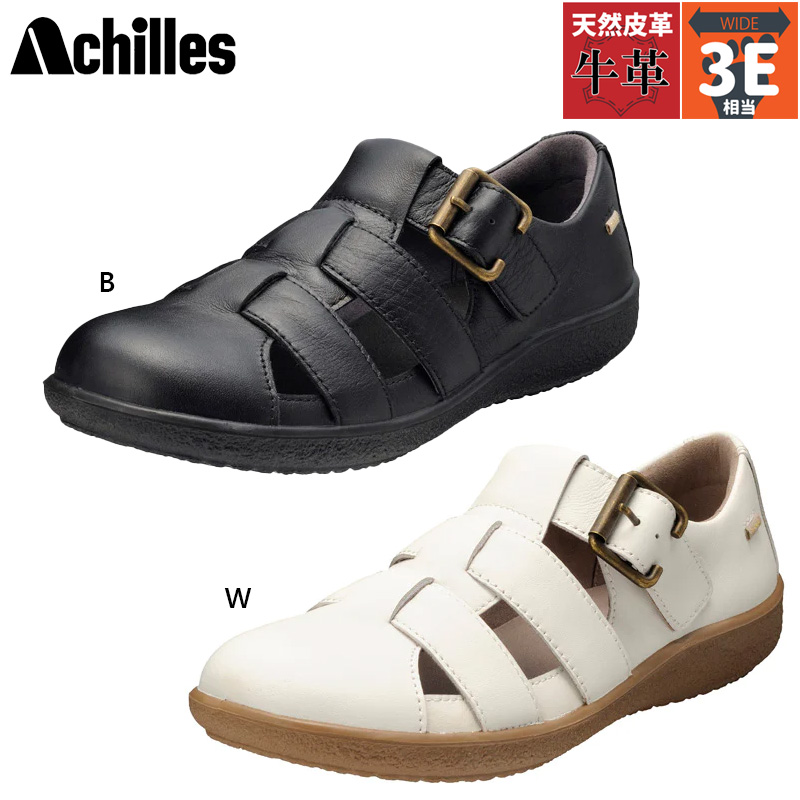 ACHILLESソルボ レザースニーカー グルカサンダル風コンフォート24