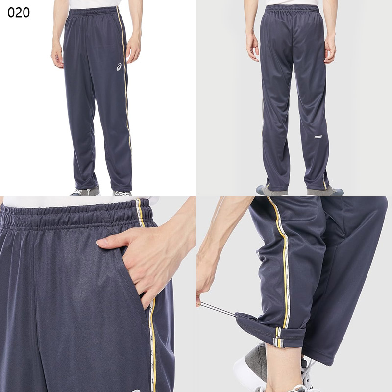 新品　asicsアシックス　メンズL 防寒中綿ウォーマーパンツ　定価9900円 アシックス/asics】ウォーマーパンツ 中綿 ネイビー 3XLサイズ