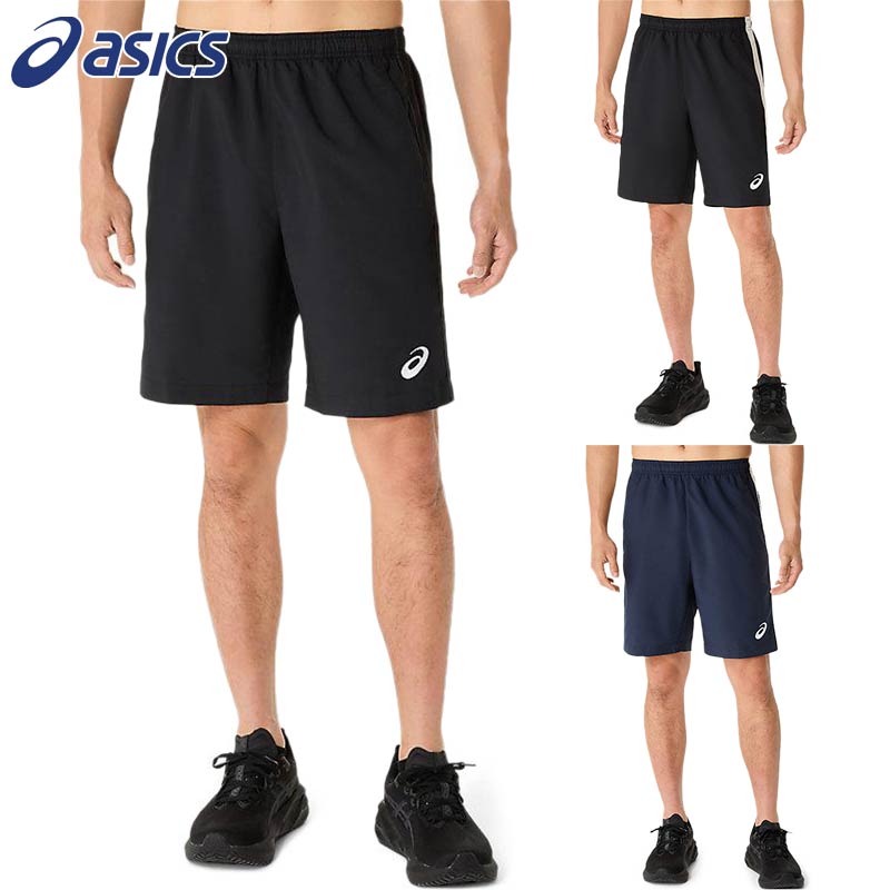 ASICS アシックス メンズ ドライクロスロゴテープハーフパンツ
