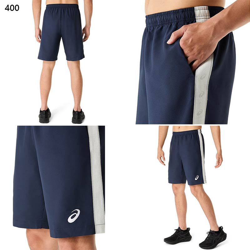 アシックス】トレーニングハーフパンツ 600 クラシックレッド XL