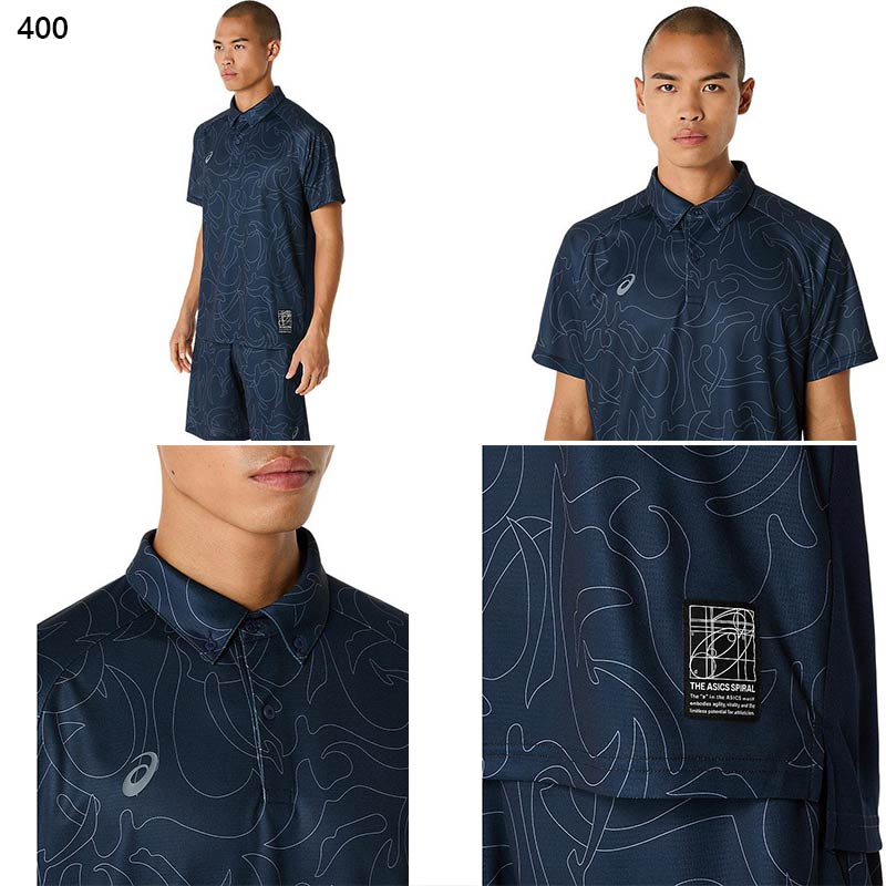 asics ポロシャツ 公式審判用 ASICS アシックス メンズ XL BD ポロシャツ 半袖 シンプル