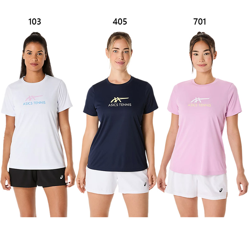 ASICS（アシックス） レディース ウィメンズコートグラフィック半袖