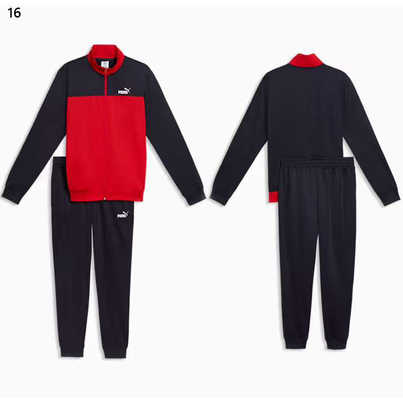 プーマ セットアップ メンズL PUMA（プーマ） メンズ ポリ カラーブロック スーツ 上下セット