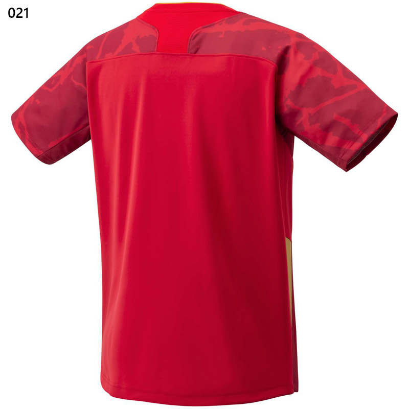 YONEX バドミントンシャツ Lサイズ 赤　新品 YONEX（ヨネックス） メンズ メンズゲームシャツ(フィットスタイル