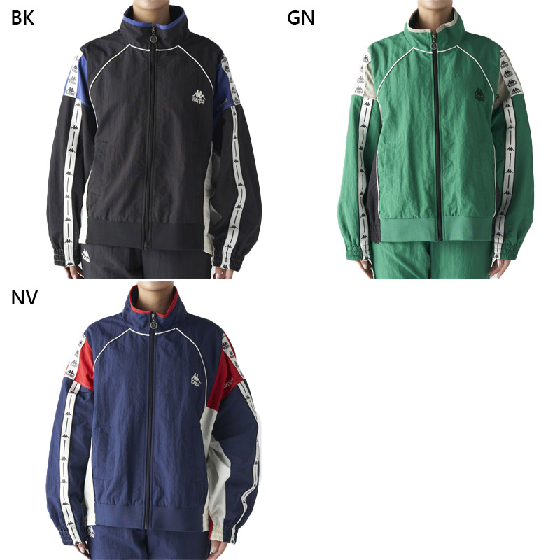 Kappa　カッパ ニッキー レディース バンダ ウーブンシャツJK アパレル ジャケット 長袖 AUTHENTIC ワーク風シャツ 215683 Kappa カッパ ニッキー レディース AUTHENTIC バンダトラック