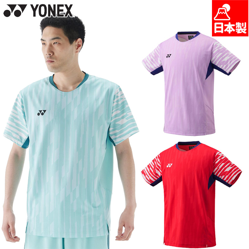 YONEX バドミントンウェア Oサイズ 半袖 YONEX（ヨネックス） メンズ メンズゲームシャツ バドミントン ウェア