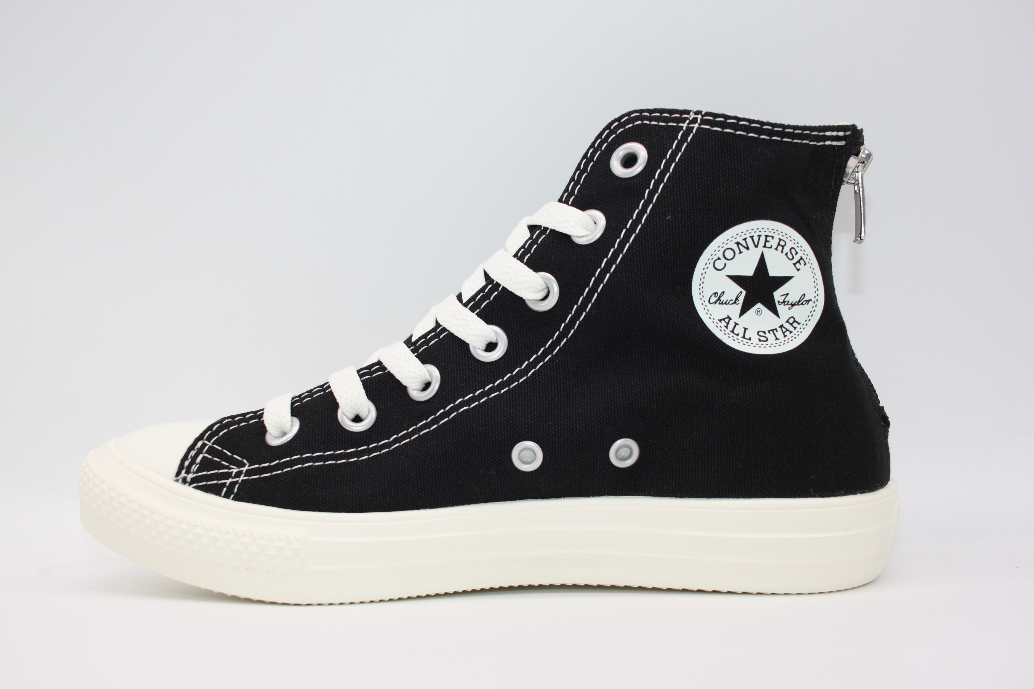 converse ALL STAR LIGHT BACKZIP HI コンバース オールスター ライト バックジップ ハイカット ブラック｜shoes-shop-anbi｜02