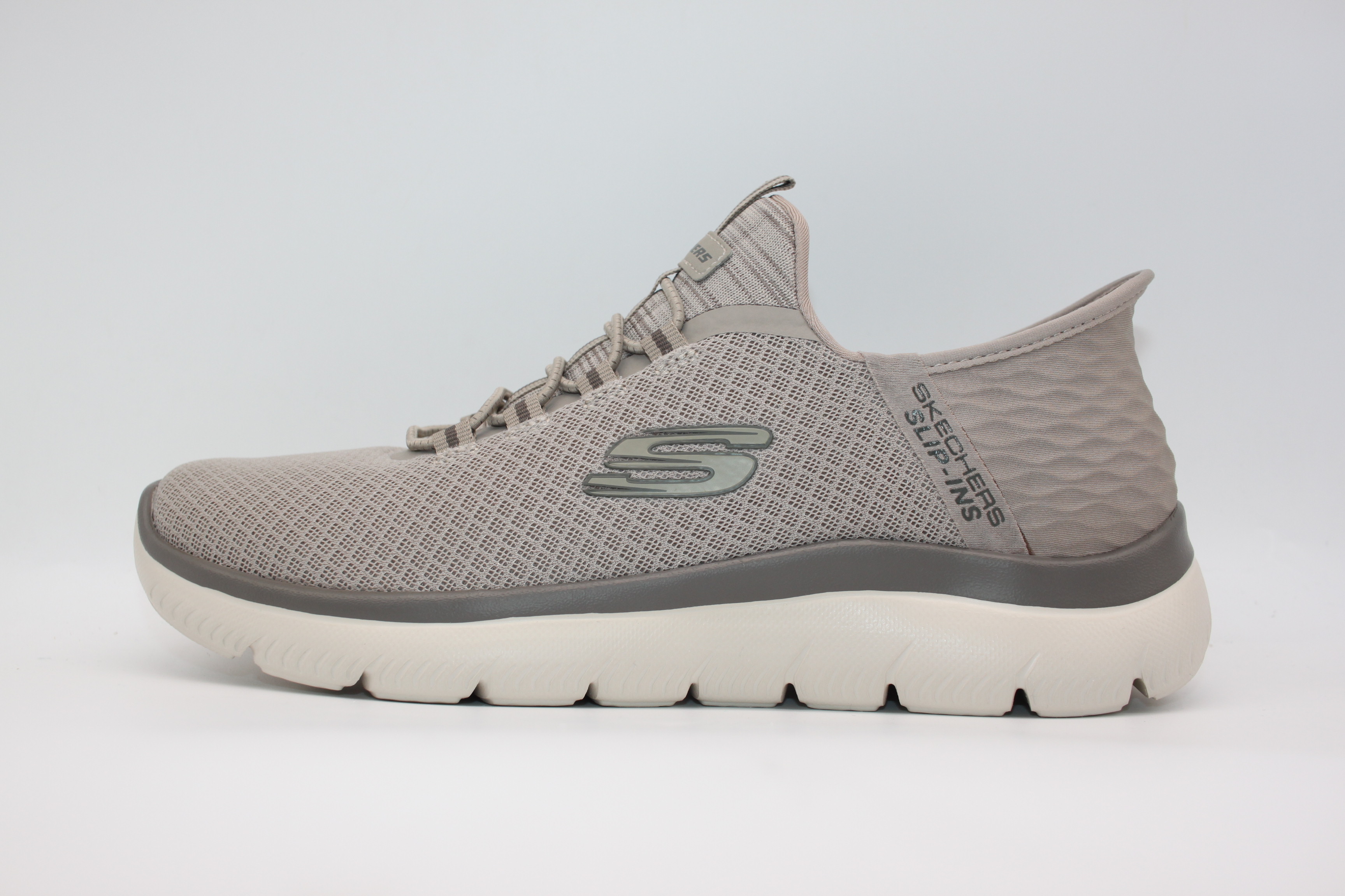 Skechers Slip-ins SUMMITS HIGH RANGE スケッチャーズ スリップインズ サミッツ ハイレンジ TPE トープ BBK  ブラック