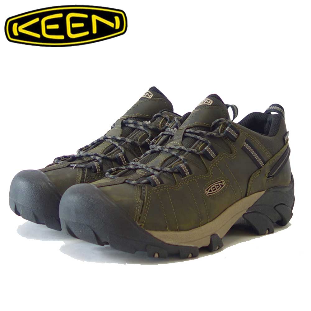 KEEN キーン TARGHEE 2 ターギー 2 1027699（メンズ） カラー：Dark Olive / Plaza Taupe アウトドア  ウォータープルーフ スニーカー ウォーキング