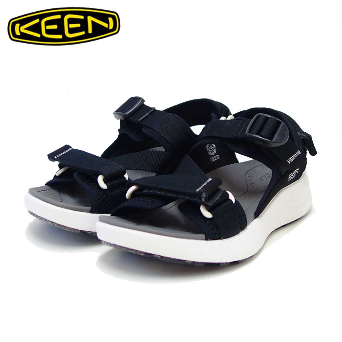 KEEN キーン ELLE SPORT BACKSTRAP エル スポーツ バックストラップ 1028616 （レディースサンダル）カラー：Black  / Steel Grey コンフォートサンダル : keen-1028616 : 靴のシナガワ - 通販 - Yahoo!ショッピング