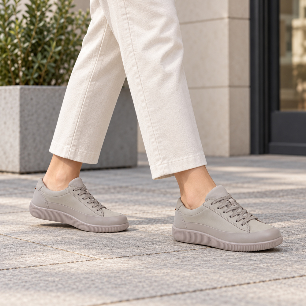 ecco（エコー） ECCO SOFT ZERO WOMEN'S SNEAKERS グレー 22028355294