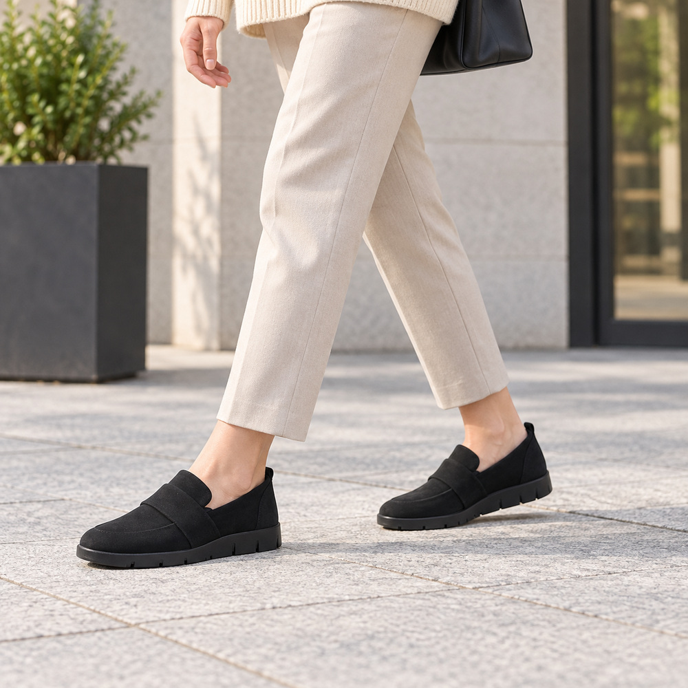 美品✨ECCO コンフォートフラットシューズ レザーパンプス ブラック 23.5 ecco（エコー） ECCO BELLA ブラック 28230302001 （レディース