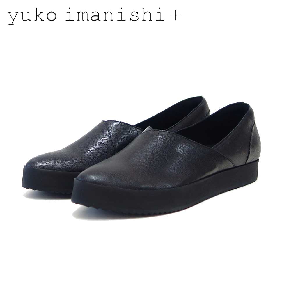 ユーコ イマニシ yuko imanishi + 741105 ブラック 甲深 Vカット ユーコ イマニシ yuko imanishi + 741105 ブラック 甲深 Vカット
