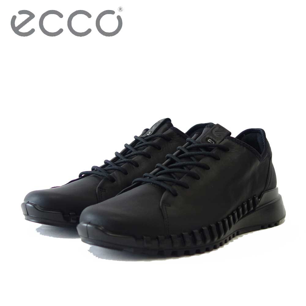 ecco（エコー） ECCO ZIPFLEX Mens Sneaker LOW Lace/Zip ブラック