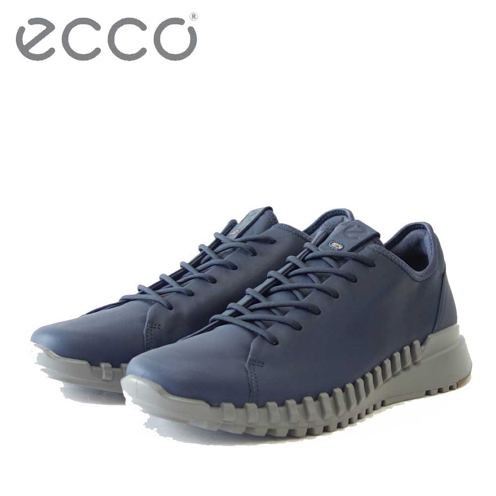 エコー ECCO ZIPFLEX Mens Sneaker LOW Lace/Zip ブルー 803764