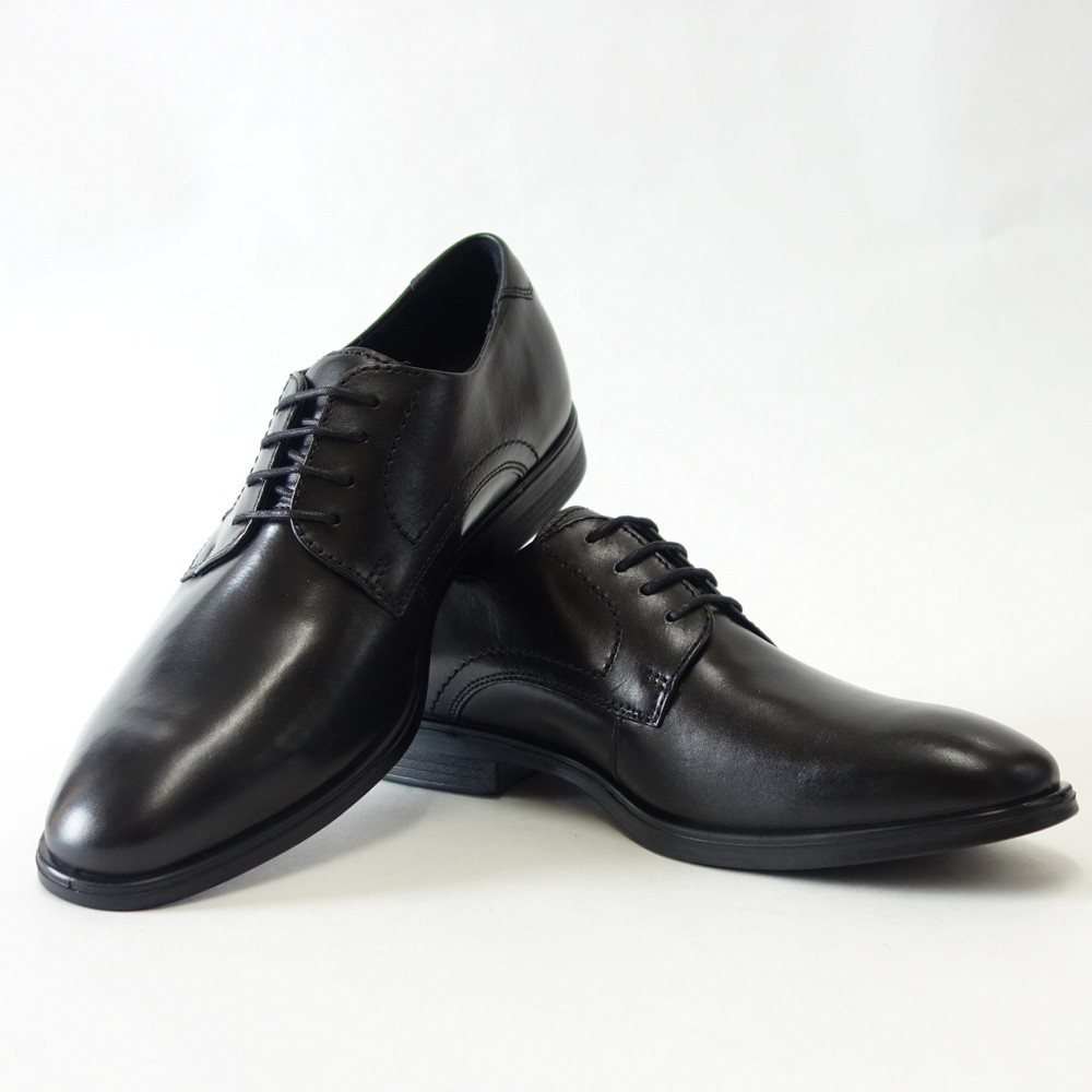 激安特価 エコー Ecco メンズ 革靴 ビジネスシューズ ダービーシューズ シューズ 靴 Melbourne Plain Toe Derby Black Leather 早割クーポン Smartfin Biz