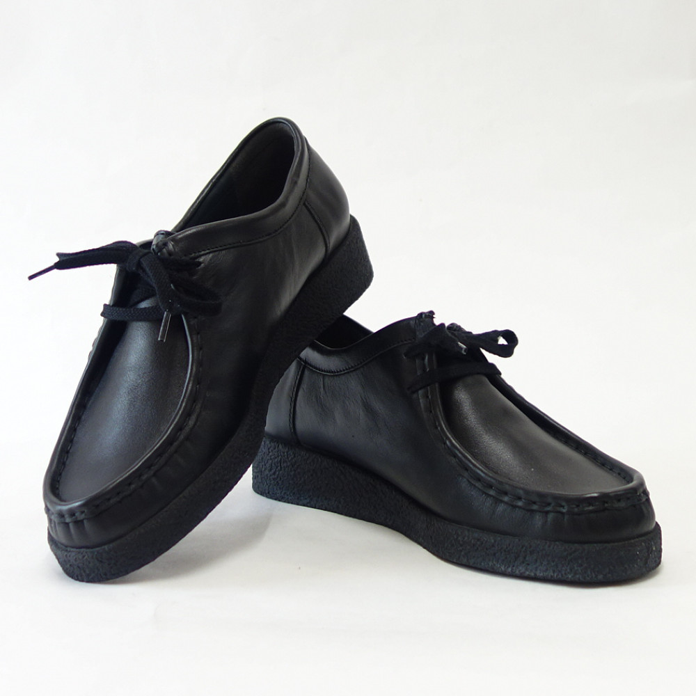 【美品】MEPHISTO メフィスト　レザーシューズ（US7,5）革靴　スクエア メフィスト MEPHISTO CHRISTY（クリスティ）ブラック 1447606 天然皮革