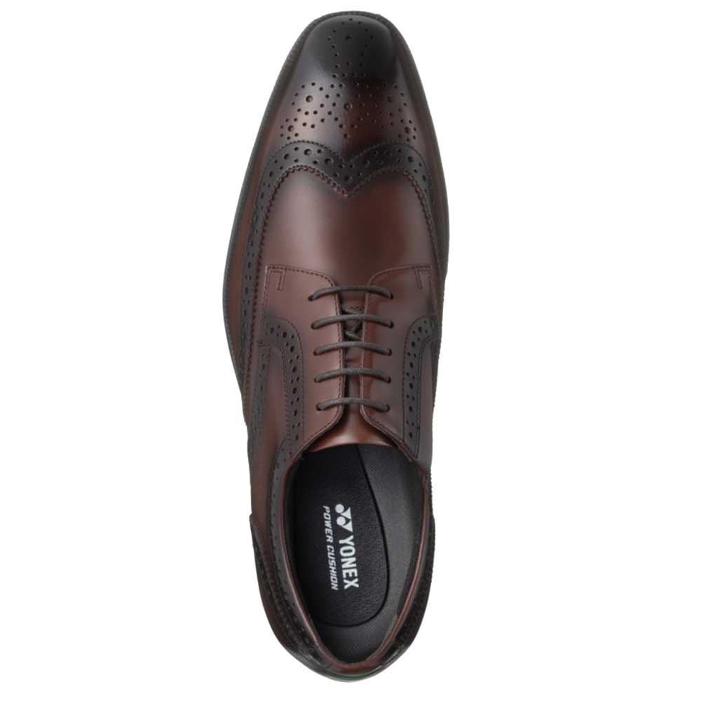 ヨネックス YONEX M119（メンズ）撥水天然皮革 ウィングチップ 快適