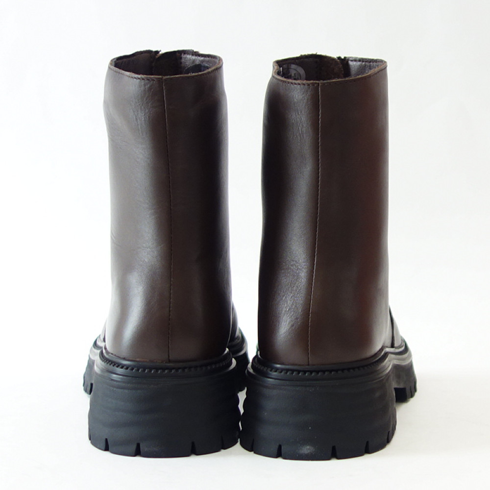 【SALE】 PUPE プーぺ  P2002 ダークブラウン フロントジップ ショートブーツ 厚底  軽量「靴」 PUPE プーぺ P2002 ダークブラウン フロントジップ ショートブーツ