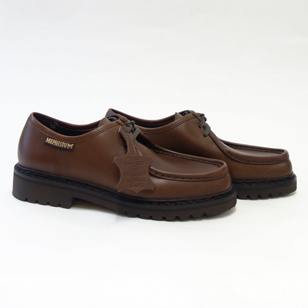 MEPHISTO メフィスト レザーシューズ ブラウン メフィスト MEPHISTO PEPPO（ペッポ）ダークブラウン （フランス製