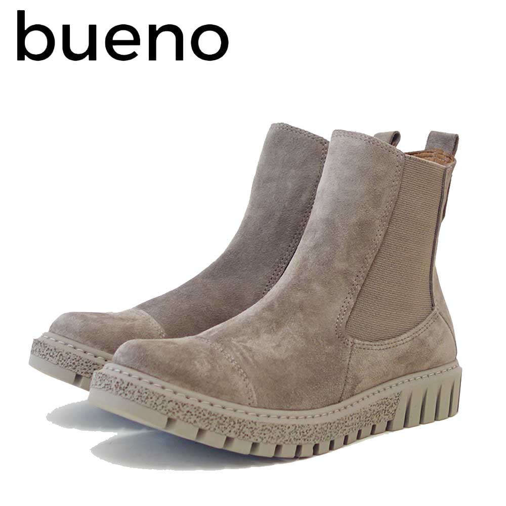 BUENO SHOES ブエノ Z5202 カラー：トープ スエード サイドゴアブーツ