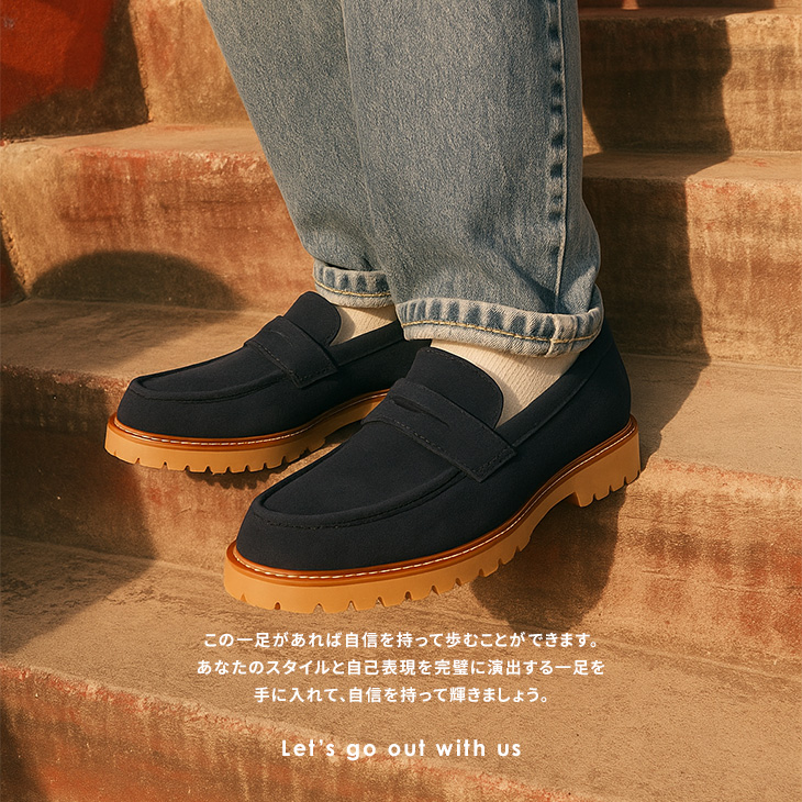 シークレットシューズ メンズ 7cmアップ TALLSHOES 撥水 軽量 スエード