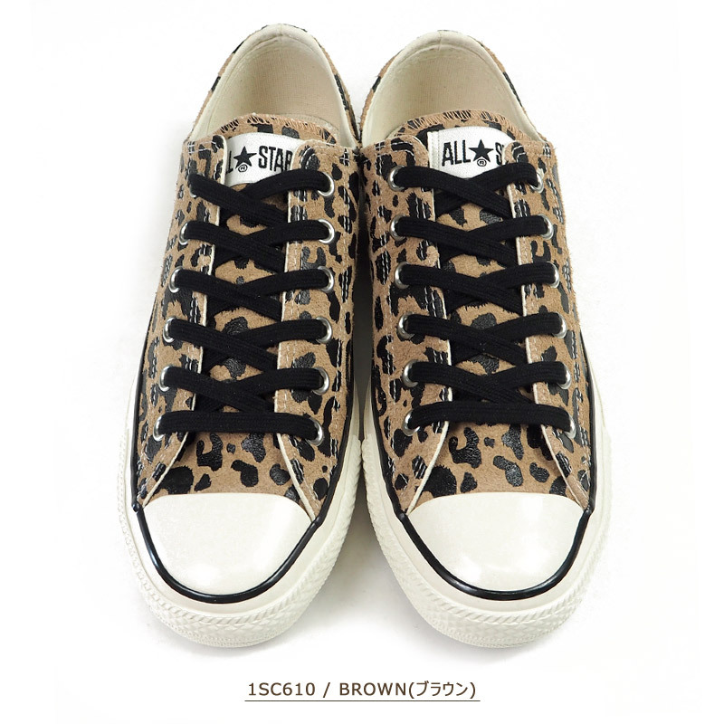 コンバース CONVERSE スニーカー SUEDE ALL STAR US LEOPARD OX