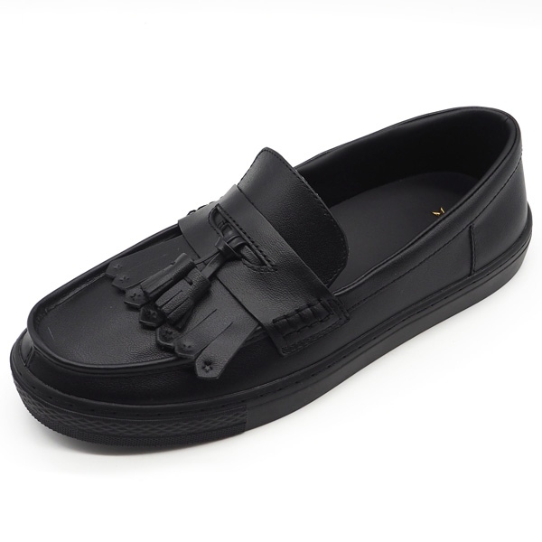 Converse All Star タッセルローファー 黒 CONVERSE（コンバース） ローファー メンズ 靴 黒 ブラック キルト