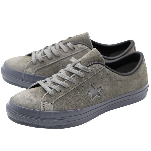 CONVERSE グレー スエード ローカットシューズ CONVERSE コンバース スニーカー メンズ 靴 ワンスター 灰色
