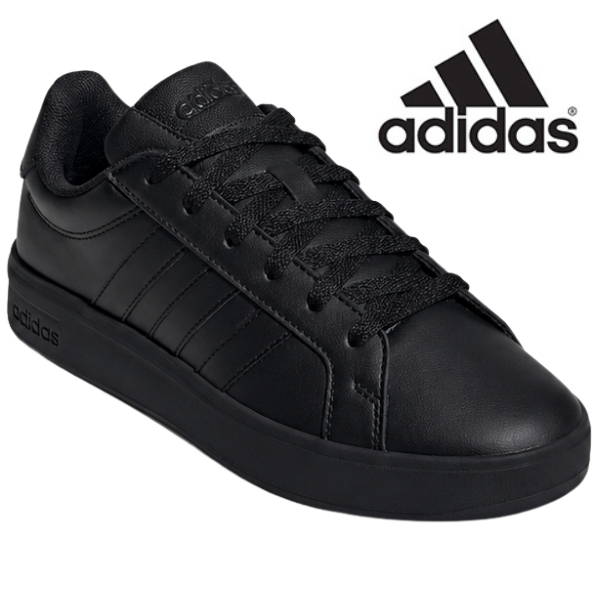 adidas（アディダス） スニーカー レディース キッズ ジュニア 黒