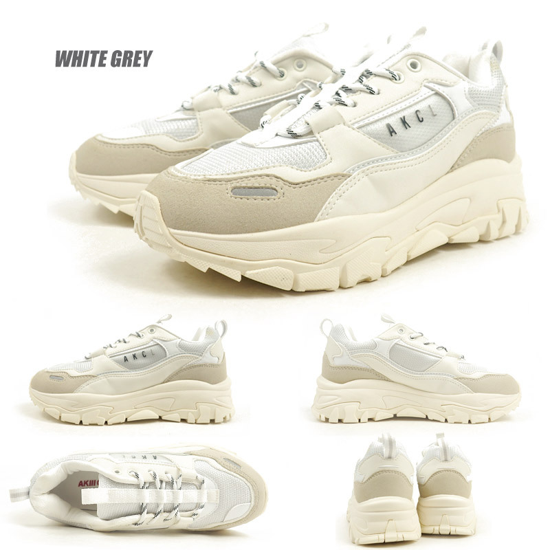 アキクラシック AKIIICLASSIC スニーカー URBANTRACKER CREAM AKC-0003
