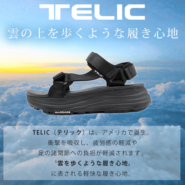 TELIC（テリック） サンダル メンズ 靴 スポーツサンダル リカバリー