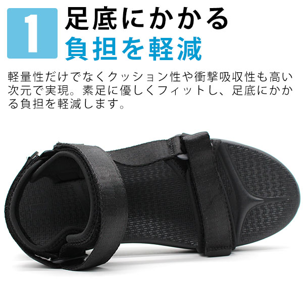 TELIC ALLROADS-S4 リカバリーサンダル テリック ブラック リカバリーサンダル｜ALLROADS -S4 - Black｜TELIC（テリック