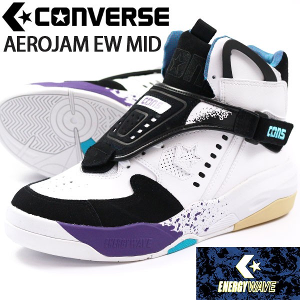 コンバース スニーカー メンズ 靴 男性 ハイカット シェブロンスター エアロジャム CONVERSE CHEVRON&STAR AEROJAM EW  MID