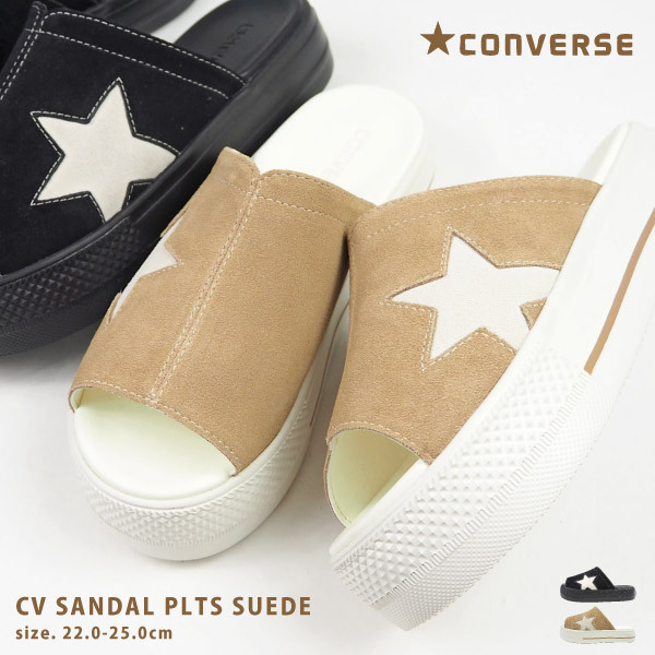 コンバース CONVERSE サンダル CV SANDAL PLTS SUEDE レディース CV