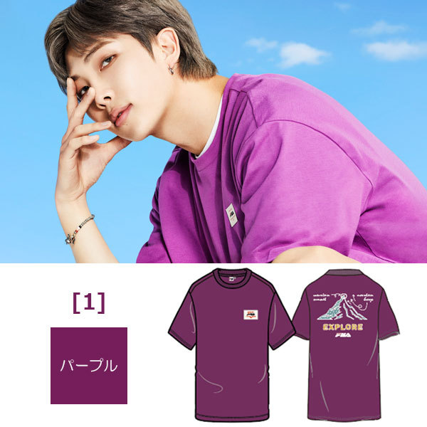 【5/31発売】 フィラ FILA Tシャツ FS0136 メンズ レディース グローバルブランドアンバサダー BTS着用モデル 綿100% 韓国  ノベルティ : fs0136 : シューズベース Yahoo! JAPAN店 - 通販 - Yahoo!ショッピング