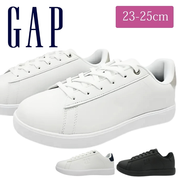 GAP(ギャップ) スニーカー レディース 靴 白 ホワイト 黒 ブラック GAP(ギャップ) スニーカー レディース 靴 白 ホワイト 黒 ブラック