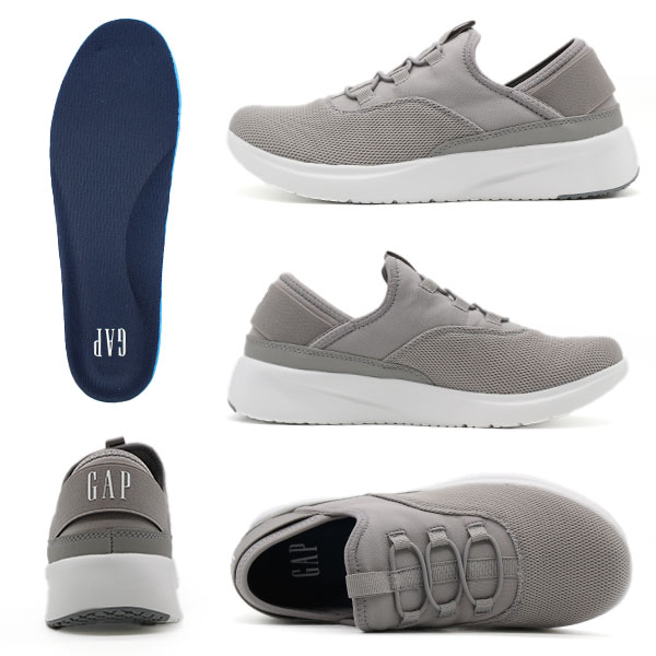 GAP（ギャップ） スリッポン メンズ 靴 スニーカー 黒 ブラック 軽量