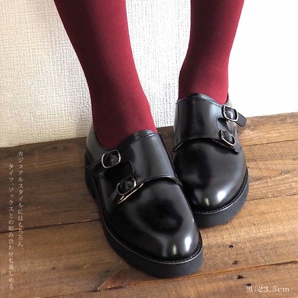 HARUTA ハルタ モンクストラップシューズ 3815 レディース