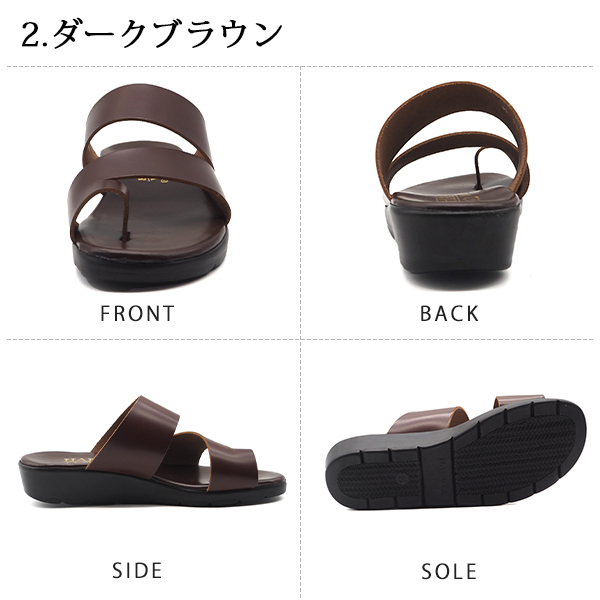 HARUTA サンダル レディース 靴 黒 ブラック 茶色 ブラウン