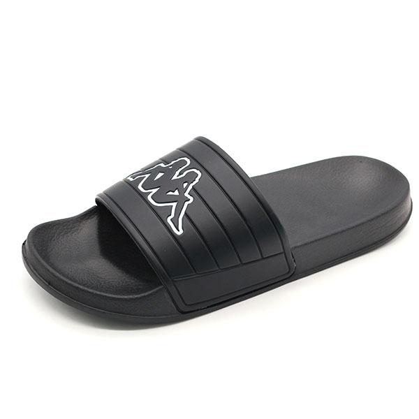 カッパ Kappa サンダル メンズ 靴 黒 白 シャワーサンダル ビーチサンダル 海 夏 ロゴ ブランド LOGO NOLES｜shoesbase｜02