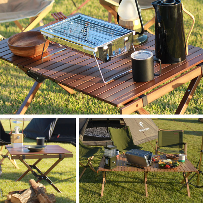 ピースパーク peace park テーブル FOLDING WOOD TABLE MEDIUM