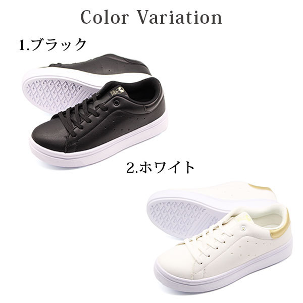 【美品】On レディーススニーカー　24.5センチ　ホワイト　ブラック スニーカー レディース 靴 黒 ブラック 白 ホワイト 幅広 3E マジック