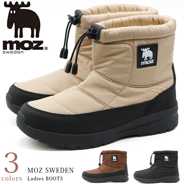 moo moz（モズ） ブーツ レディース 靴 長靴 スノーブーツ ダウンブーツ