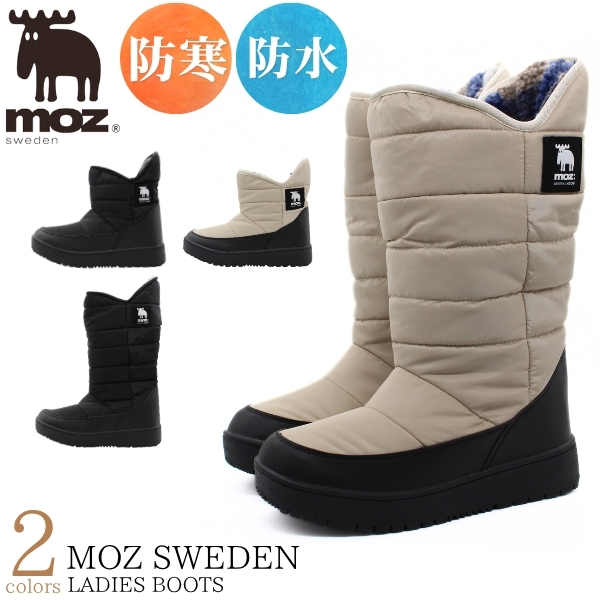 moz（モズ） ブーツ レディース 靴 長靴 スノーブーツ ダウンブーツ